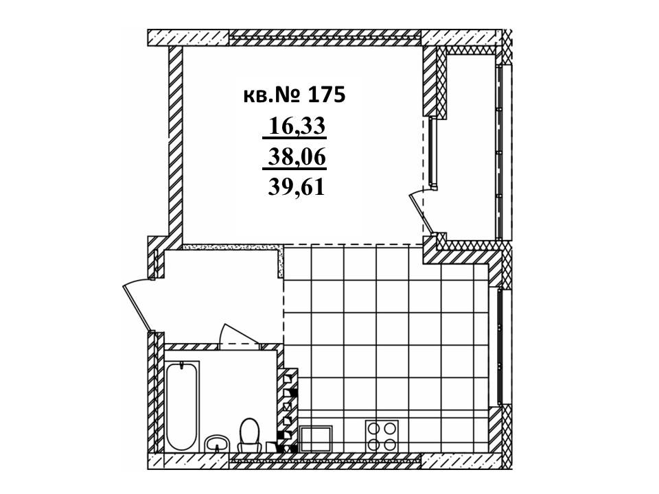 картинка Квартира  175 от ЖК Римский квартал. Квартиры и офисы